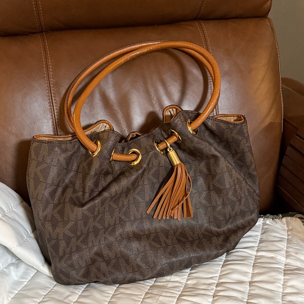 Brown Michael Kors Tote Bag